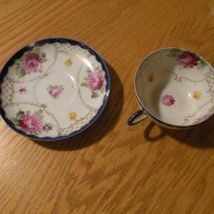 Vintage 184 yr old tea cup & saucer